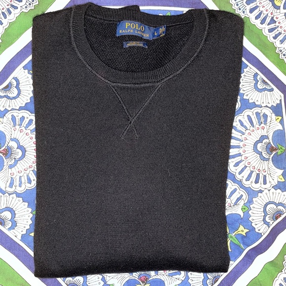 Polo Ralph Lauren Wool Slim Fit Sweatshirt - Picture 1 of 3
